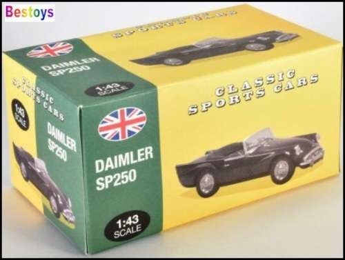 Atlas Classic Sports Cars Diecast Model Car Collection Daimler SP 250 SP250 1/43 scale new in pack
