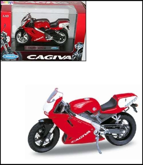 Welly Diecast Model Motorcycle Bike Cagiva Mito 125 1/18 scale new in pack