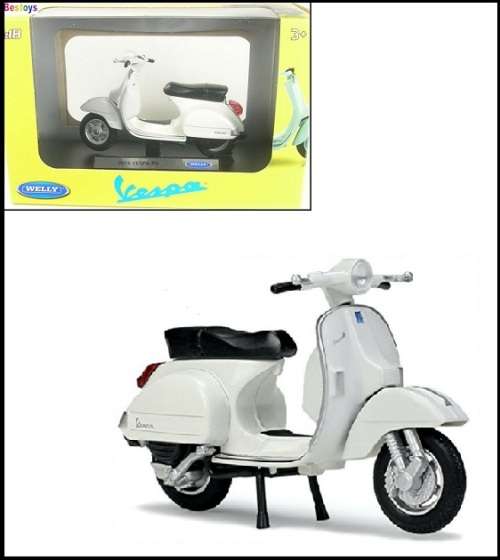 Welly Diecast Model Scooter Vespa PX 2016 1/18 scale new in pack