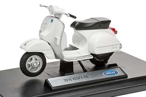 Welly Diecast Model Scooter Vespa PX 2016 1/18 scale new in pack