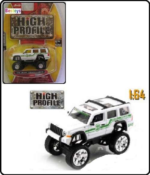 JADA Diecast Model Car High Profile Jeep Commander 2006 1/64 scale new in  pack