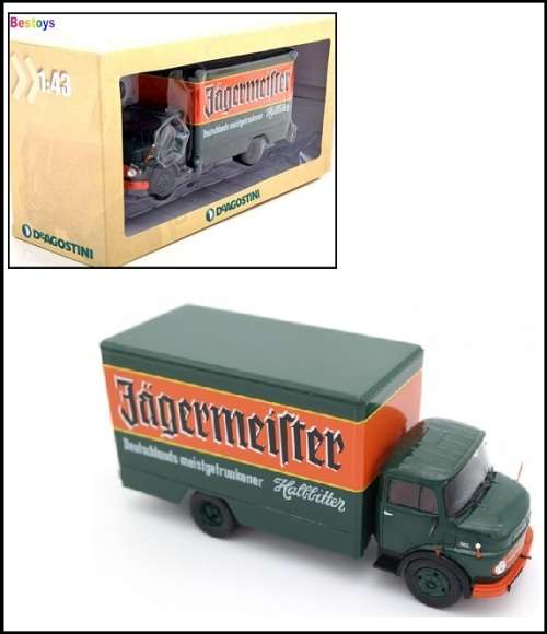 DeAgostini Diecast Model Car Collection Mercedes Benz L 1113 L1113 Truck `Jagermeister` 1/43 scale