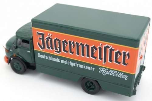 DeAgostini Diecast Model Car Collection Mercedes Benz L 1113 L1113 Truck `Jagermeister` 1/43 scale