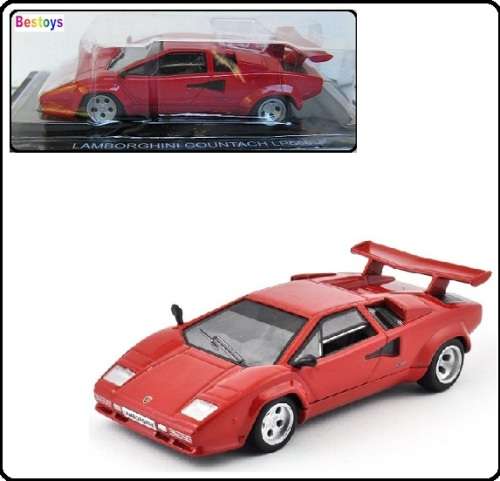 Supercars Diecast Model Car Collection Lamborghini Countach LP 500 1/43 scale new in pack