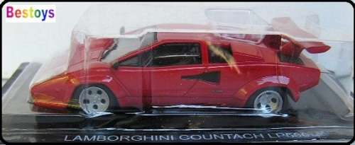 Supercars Diecast Model Car Collection Lamborghini Countach LP 500 1/43 scale new in pack