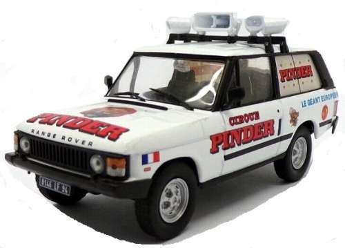 Circus Vehicles Diecast Model Car Collection Range Rover 4x4 "Pinder Circus" 1/43 scale new in pack