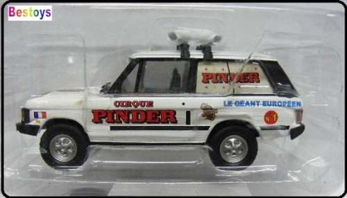 Circus Vehicles Diecast Model Car Collection Range Rover 4x4 "Pinder Circus" 1/43 scale new in pack