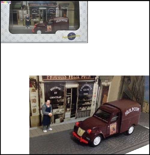 Atlas Diecast Model Car French Utility Vehicles Citroen 2 CV 2CV Fourgonette Spices 1/43 scale new