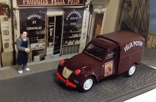 Atlas Diecast Model Car French Utility Vehicles Citroen 2 CV 2CV Fourgonette Spices 1/43 scale new