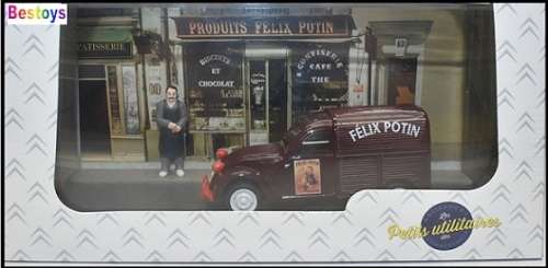 Atlas Diecast Model Car French Utility Vehicles Citroen 2 CV 2CV Fourgonette Spices 1/43 scale new