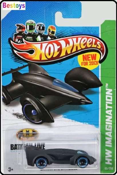Hotwheels Hot Wheels Diecast Model Car First Ed 2013 65 / 250 Batmobile Batman Live Movie TV new