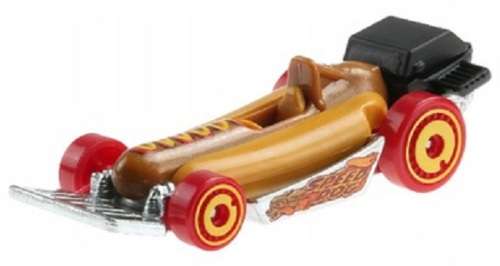 Hotwheels Hot Wheels Diecast Model Car Treasure Hunt 2021 41 / 250 Street Wiener Fast Foodie 1/64 sc