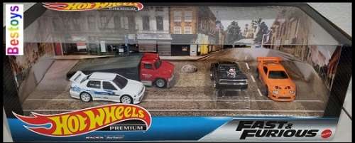 Hotwheels Hot Wheels Diecast Model Car Premium Set VW Volkswagen Jetta Toyota Dodge Truck Fast & Fur