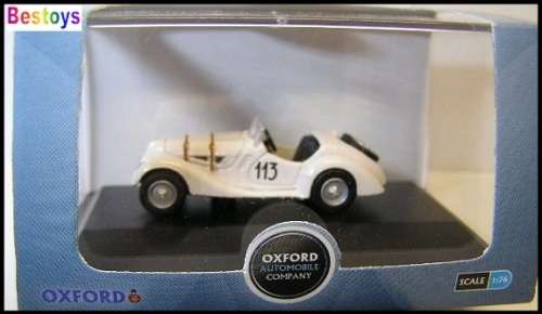 Oxford Diecast Model Car BM28001 BMW 328 Mille Miglia 1938 No 113 1/76 OO railway scale new in pack
