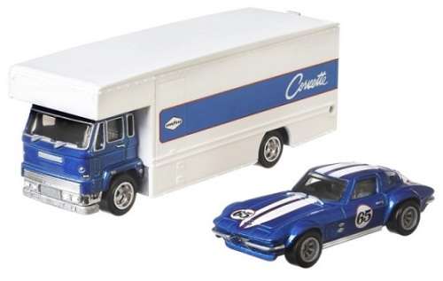 Hotwheels Hot Wheels Diecast Model Car Culture Team Transport Chevy Chevrolet Corvette Stingray Coup