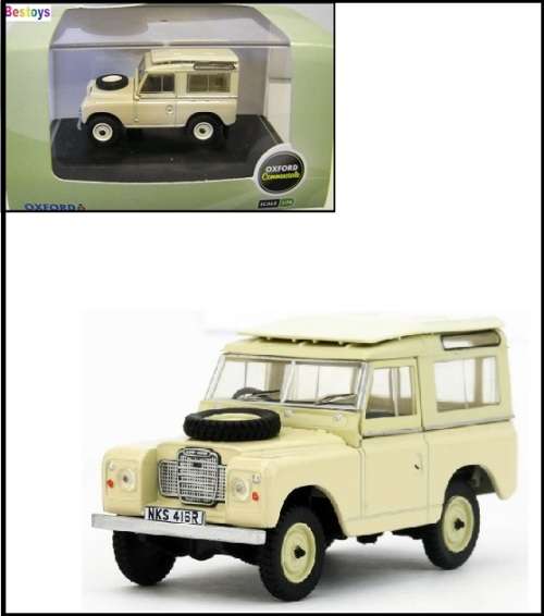 Oxford Diecast Model Car LR3S001 Land Rover Series 3 Stationwagon SWB 1/76 OO railway scale new