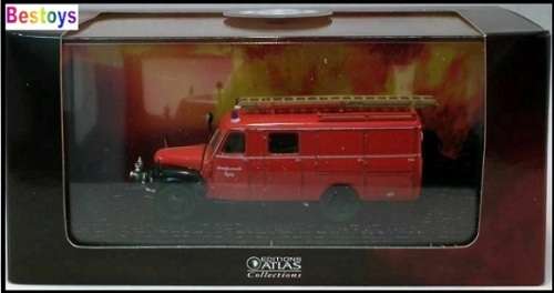 Atlas Diecast Model Fire Engine Truck Collection Hanomag L 28 L28 Pumper 1/72 OO railway scale new