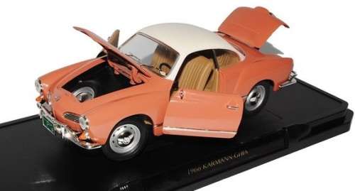 Road Signature Yatming Diecast Model Car 92198 VW Volkswagen Karmann Ghia 1966 1/18 scale new in pac
