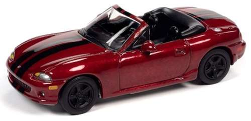 Johnny Lightning Diecast Model Car Classic Street Freaks Mazda MX 5 MX5 Miata 1999 Import Heat 1/64