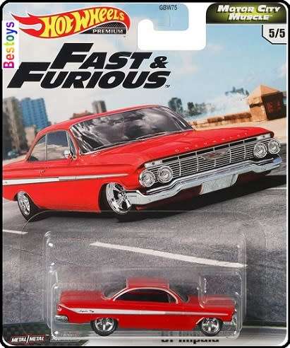 Hot Wheels Hotwheels Diecast Model Car Set Fast & Furious Motor City Mus Ford Chevy Buick Movie Film