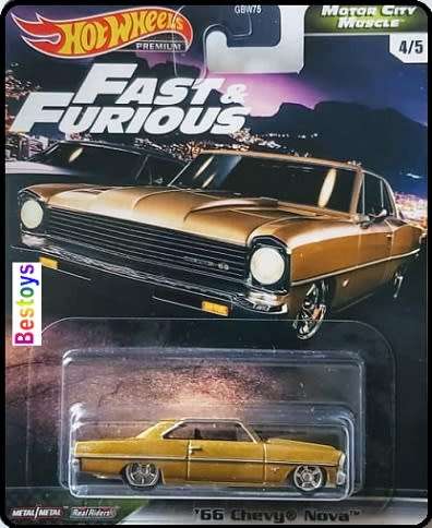 Hot Wheels Hotwheels Diecast Model Car Set Fast & Furious Motor City Mus Ford Chevy Buick Movie Film