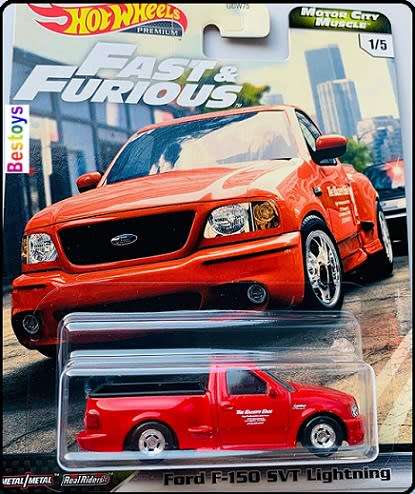 Hot Wheels Hotwheels Diecast Model Car Set Fast & Furious Motor City Mus Ford Chevy Buick Movie Film