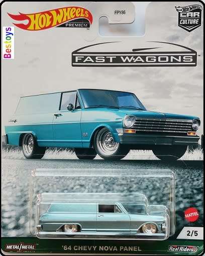 Hotwheels Hot Wheels Diecast Model Car Culture Fast Wagons Set Volvo Amazon 850 Audi Chevy Nissan Sk