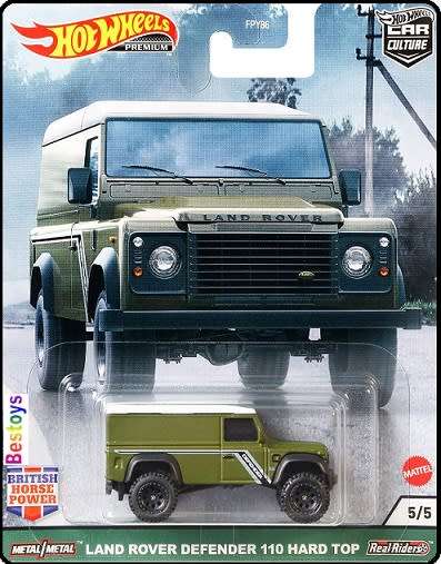 Hotwheels Hot Wheels Diecast Model Car Culture British Horse Power Mini Land Rover Lotus McLaren Jag
