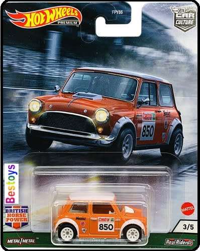 Hotwheels Hot Wheels Diecast Model Car Culture British Horse Power Mini Land Rover Lotus McLaren Jag