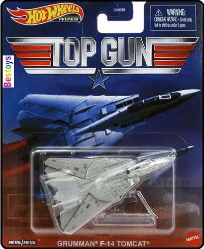 Hotwheels Hot Wheels Diecast Model Plane Retro Top Gun Grumman F 14 F14 Tomcat Movie Film TV new