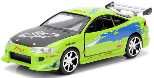 JADA Diecast Model Car Mitsubishi Eclipse Brian Fast & Furious Movie Film TV 1/32 scale new in pack