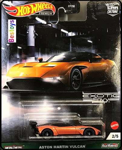 Hot Wheels Hotwheels Diecast Model Car Set Exotic Envy Lamborghini Bugatti McLaren Aston Martin Valh