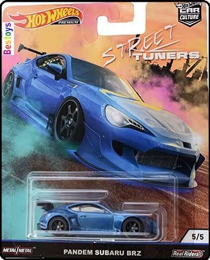 Hotwheels Hot Wheels Diecast Model Car Culture Street Tuners Pandem Subaru BRZ 1/64 scale new in pac