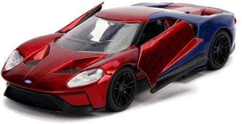 JADA Diecast Model Car 24078 Ford GT 2017 Spiderman Marvel 1/32 scale new in pack