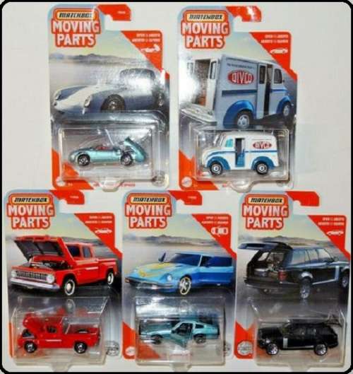 Matchbox Diecast Model Car Moving Parts Porsche 550 Spyder 1955 1/64 scale new in pack