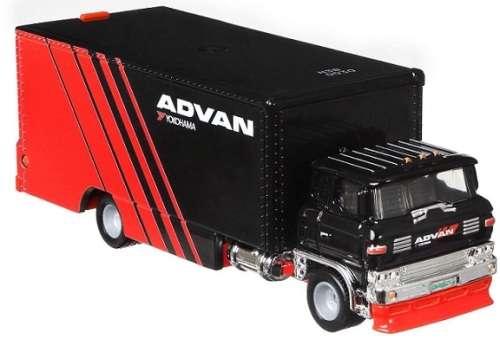 Hotwheels Hot Wheels Diecast Model Car Culture Team Transport Nissan GT R R32 + Sakura Truck "Advan"