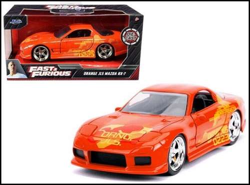 JADA Diecast Model Car Mazda RX 7 RX7 Julius Fast & Furious Movie Film TV 1/32 scale new in pack