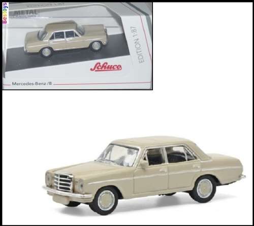 Schuco Diecast Model Car 26596 Mercedes Benz 200/8 1/87 HO railway scale new in pack
