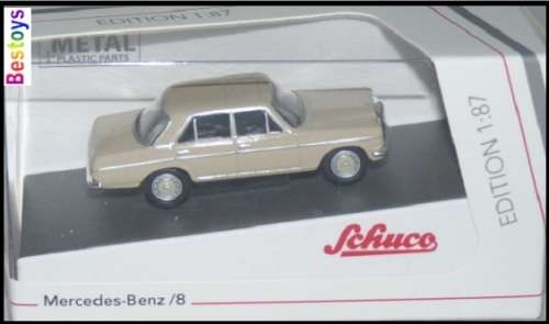 Schuco Diecast Model Car 26596 Mercedes Benz 200/8 1/87 HO railway scale new in pack
