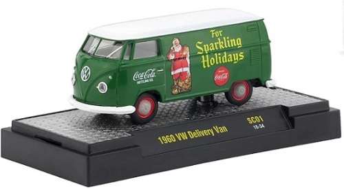 Castline M2 Diecast Model Car VW Volkswagen Kombi Panelvan 1960 `Coca Cola` 1/64 scale new in pack