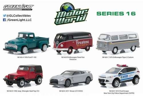 Greenlight Diecast Model Car Motor World VW Volkswagen Kombi T 2 T2 Bus 1976 1/64 scale new in pack