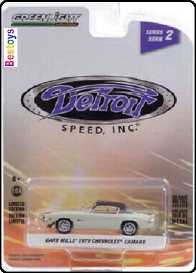 Greenlight Diecast Model Car Detroit Muscle Chevy Chevrolet Camaro 1970 Gary Mills 1/64 scale new