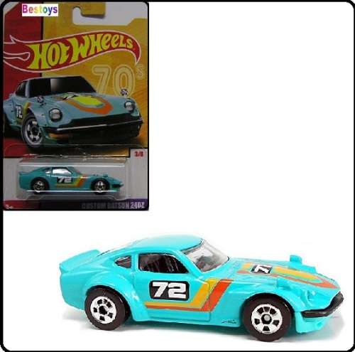 Hotwheels Hot Wheels Diecast Model Car Decades Datsun 240 Z 240Z Custom No 72 1/64 scale new in pack