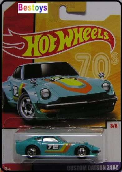 Hotwheels Hot Wheels Diecast Model Car Decades Datsun 240 Z 240Z Custom No 72 1/64 scale new in pack