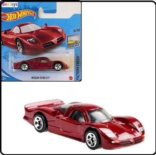 Hotwheels Hot Wheels Diecast Model Car 2021 138 / 250  Nissan R 390 R390 GTi 1/64 scale new in pack