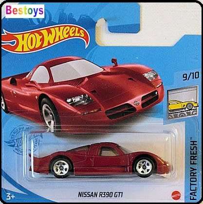 Hotwheels Hot Wheels Diecast Model Car 2021 138 / 250  Nissan R 390 R390 GTi 1/64 scale new in pack