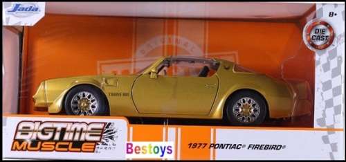 JADA  Diecast Model Car Bigtime Muscle 32302 Pontiac Firebird 1977 1/24 scale new in pack