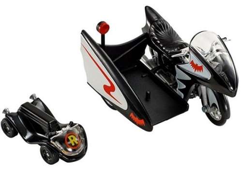 Hotwheels Hot Wheels Diecast Model Motorcycle Bike Batman Batcycle Classic TV Series 1/50 scale new