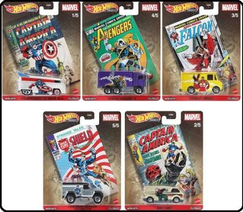 Hotwheels Hot Wheels Diecast Model Car Pop Culture Marvel Comics VW Volkswagen Kombi T 1 T1 Drag Bus