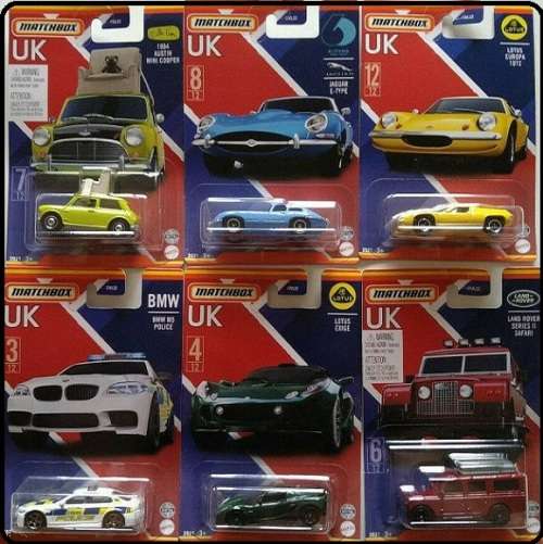 Matchbox Diecast Model Car UK Series Lotus Exige 1/64 scale new in pack